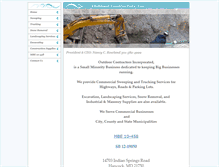 Tablet Screenshot of outdoorcontractors.com